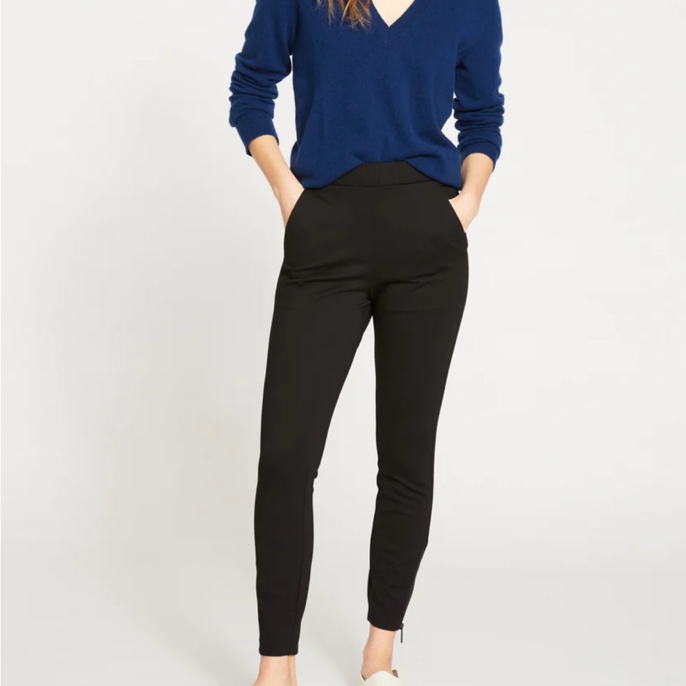 Universal Standard Moro Black Trousers Straight Leg
